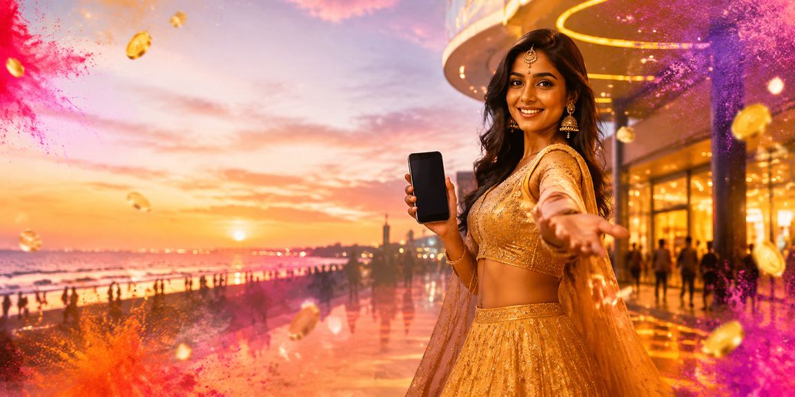 Mobile betting and payment app usage near Chennai Marina Beach