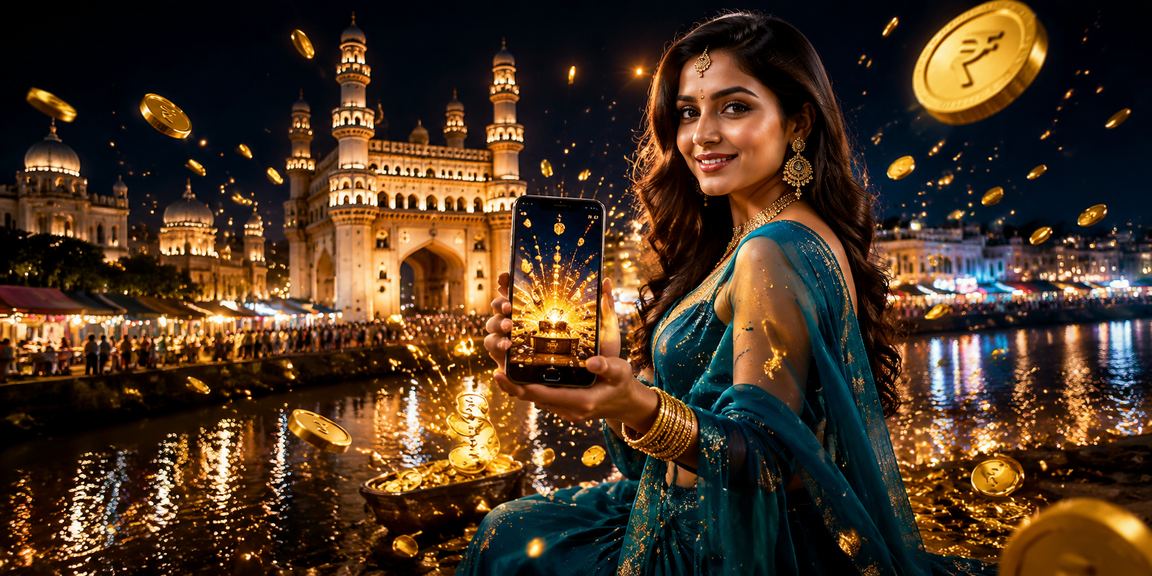 Hyderabad Sports Betting Scene with Charminar