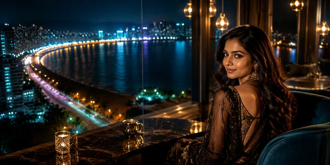 Mumbai Marine Drive casino betting ambiance at night